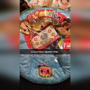 Blue Saucer Chair for Kids